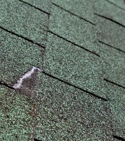 Roof leak and moisture damage repair in Calgary by Blueprint Roofing