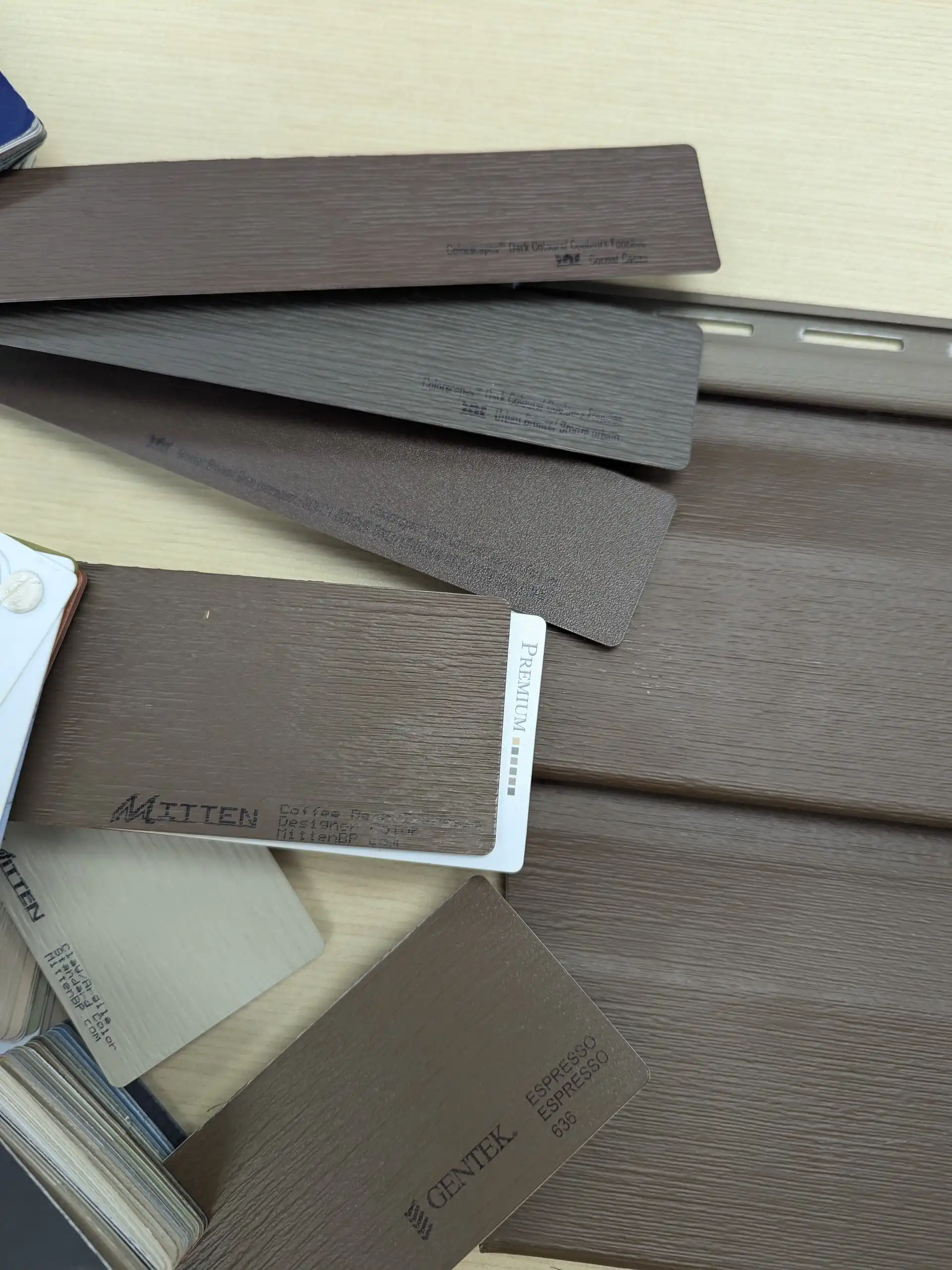 Siding colour options available for Calgary homes from Blueprint Construction