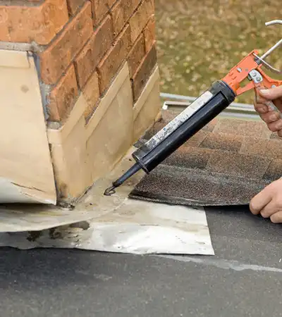 Roof flashing and seal repair in Calgary by Blueprint Roofing