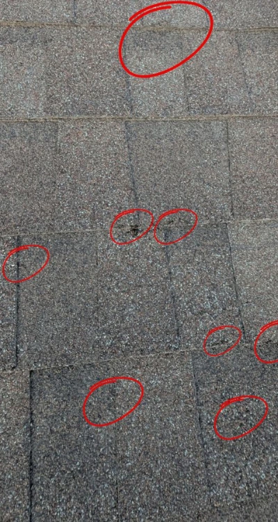 Airdrie hail damage roof repair by Blueprint Construction serving Airdrie and surrounding Calgary communities